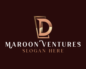 Luxury Letter D Business logo design