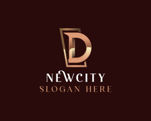 Luxury Letter D Business logo design