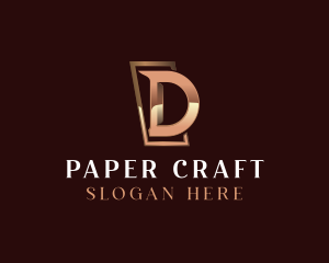 Luxury Letter D Business logo design