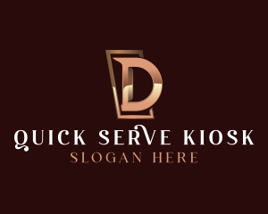 Luxury Letter D Business logo design