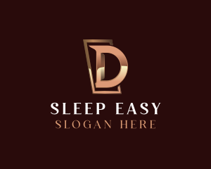 Luxury Business Letter D logo design