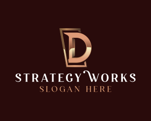 Luxury Business Letter D logo design