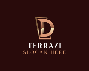 Luxury Letter D Business logo design