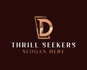 Luxury Letter D Business logo design