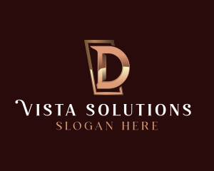 Luxury Letter D Business logo design