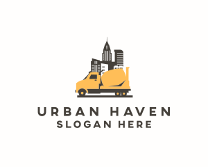 Urban Cement Truck logo design