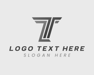 Professional - Logistics Transport Letter T logo design