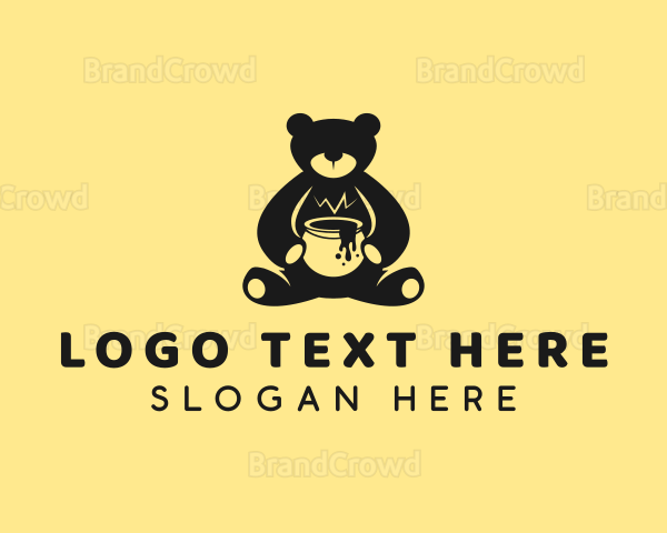 Honey Teddy Bear Logo