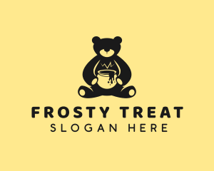 Honey Teddy Bear logo design