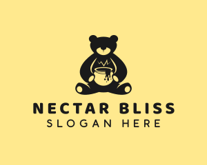 Nectar - Honey Teddy Bear logo design