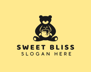 Honey Teddy Bear logo design