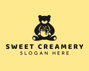 Honey Teddy Bear logo design