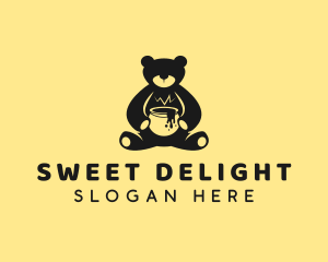 Treat - Honey Teddy Bear logo design