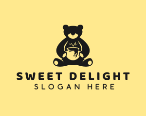 Honey Teddy Bear logo design