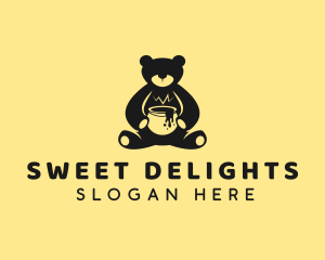 Honey Teddy Bear logo design