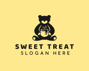 Honey Teddy Bear logo design