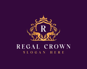 Royalty - Royalty Horse Shield logo design