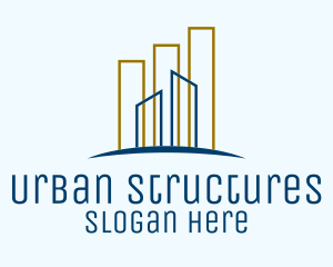 Buildings - Minimalist City Buildings logo design