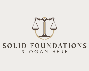 Legal Scale Justice Logo