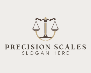 Legal Scale Justice logo design