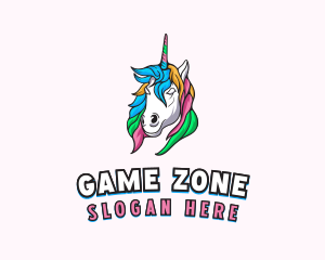 Pride Mythical Unicorn  logo design