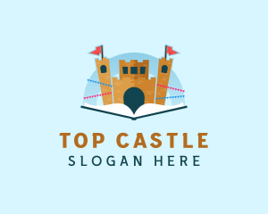 Fairytale Story Castle logo design