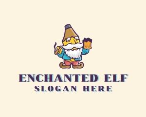 Elf - Pencil Dwarf Beer logo design