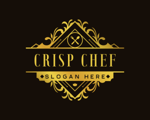 Elegant Restaurant Cuisine logo design