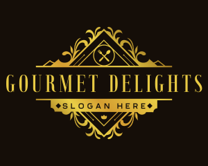 Elegant Restaurant Cuisine logo design