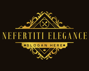 Elegant Restaurant Cuisine logo design