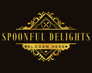 Elegant Restaurant Cuisine logo design