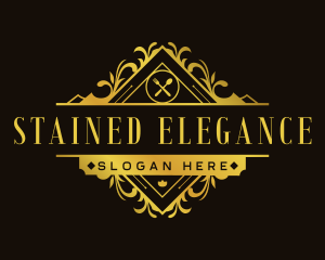 Elegant Restaurant Cuisine logo design