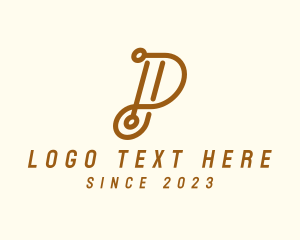 Letter P - Luxury Fashion Boutique logo design
