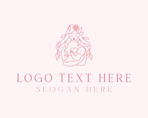 Floral - Maternal Baby Adoption logo design
