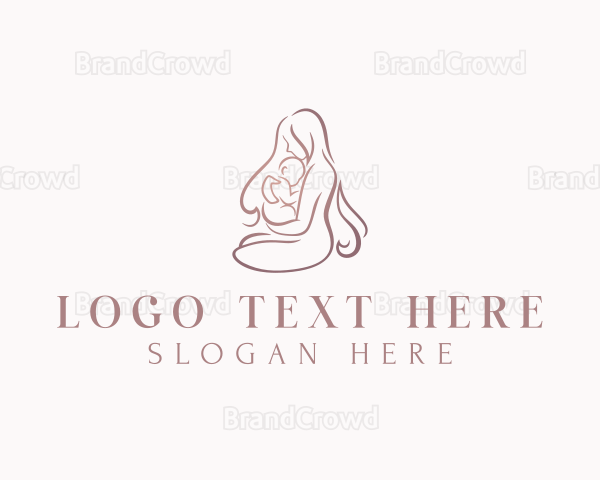 Mother Parenting Baby Logo