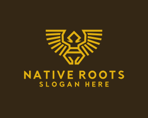 Native - Native Bird Symbol logo design