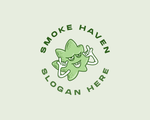 Weed Cannabis Marijuana logo design