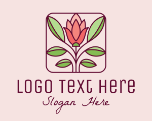 Orchid - Elegant Flower Garden logo design