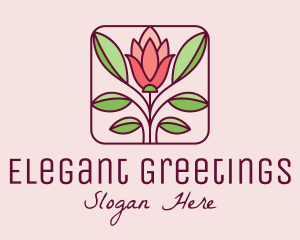 Elegant Flower Garden logo design