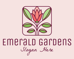 Elegant Flower Garden logo design