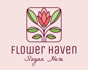 Elegant Flower Garden logo design