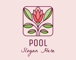 Eco Park - Elegant Flower Garden logo design