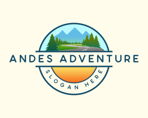 Adventure Road Landscape logo design