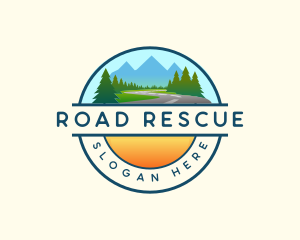 Adventure Road Landscape logo design