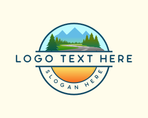 Travel - Adventure Road Landscape logo design