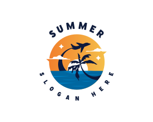 Travel Summer Vacation logo design