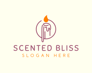 Fragrant - Melting Wax Candle logo design