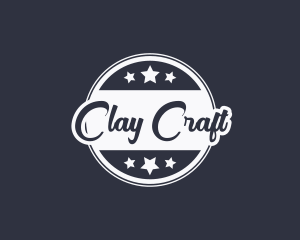 Cursive Crafting Business logo design