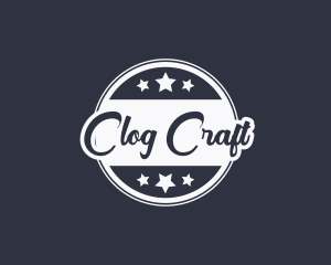 Cursive Crafting Business logo design