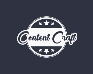 Cursive Crafting Business logo design